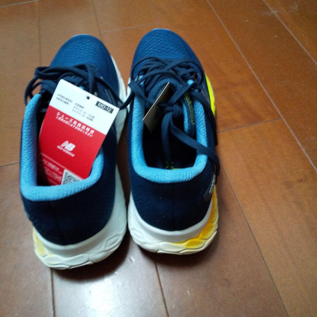 New Balance Fresh Foam ネイビー/イエロー ニューバランス