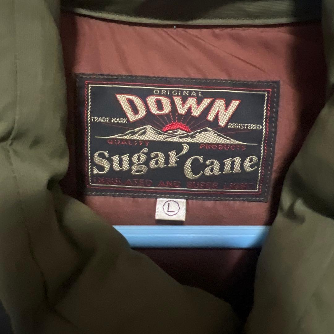 Sugar Cane ダウンベスト Lサイズ オリーブ