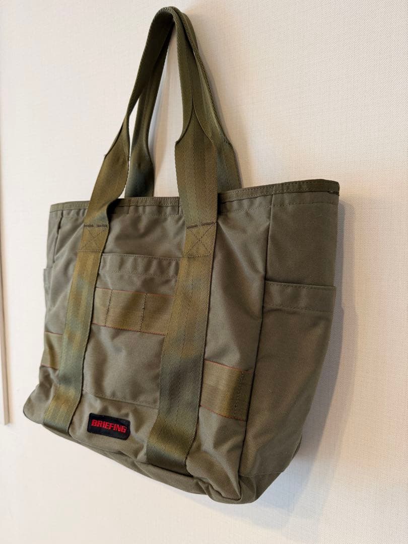 BRIEFING greenlabel別注 オリーブ トートバッグ 美品