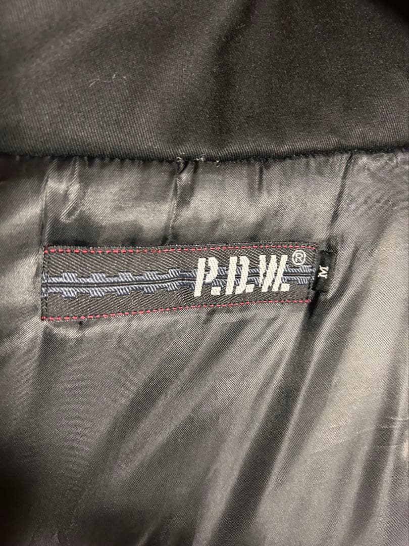 AVIREX PDW ブラック ミリタリーベスト中綿入り