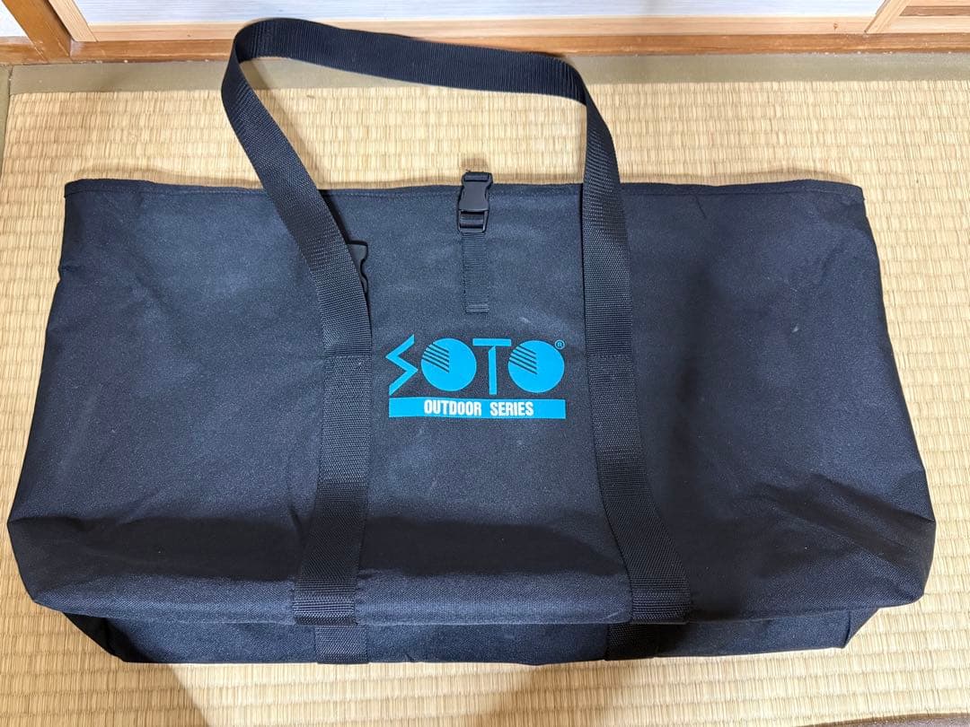 SOTO ツーバーナーコンロ 青　専用バッグ付き