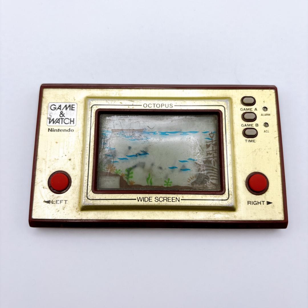 【希少】任天堂 ゲーム&ウォッチ オクトパス GAME & WATCH