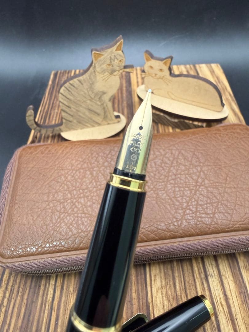 Pilot DELUXE 未使用 万年筆 ボールペン セット 14K