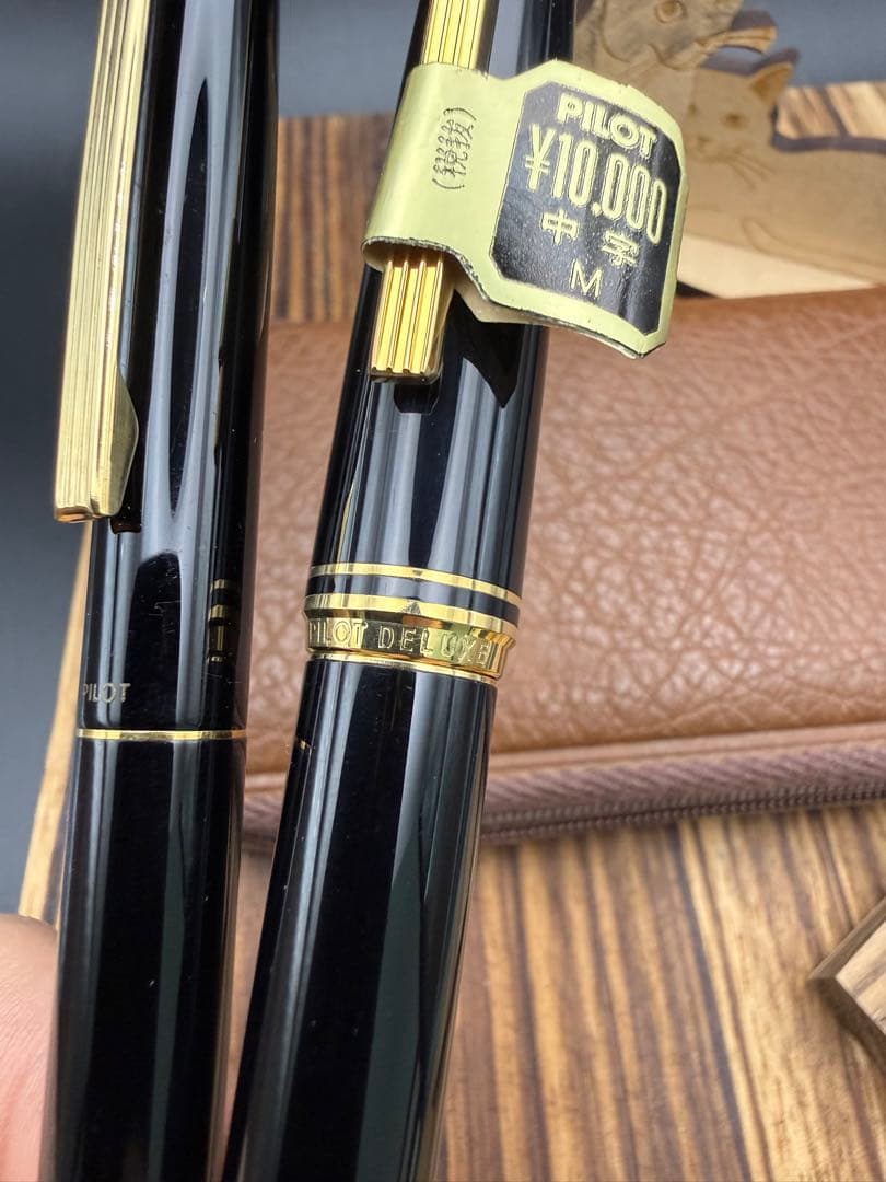 Pilot DELUXE 未使用 万年筆 ボールペン セット 14K