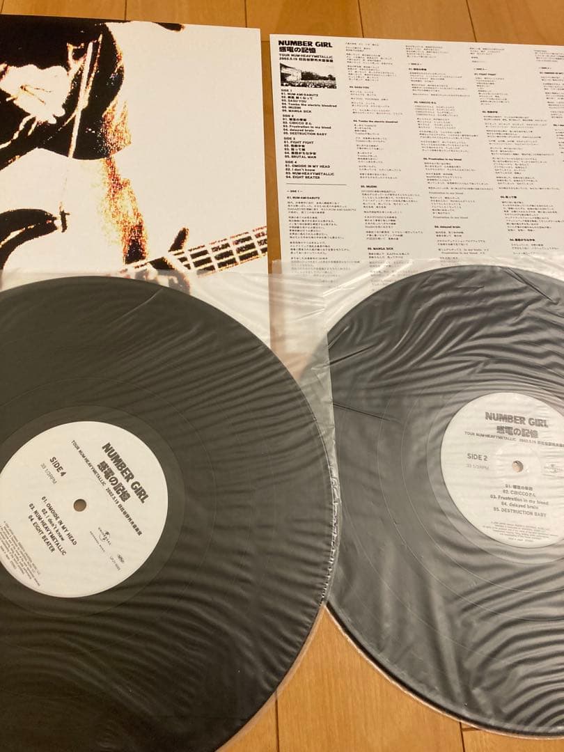 ナンバーガール　感電の記憶　レコード　￼￼number girl 向井秀徳　LP
