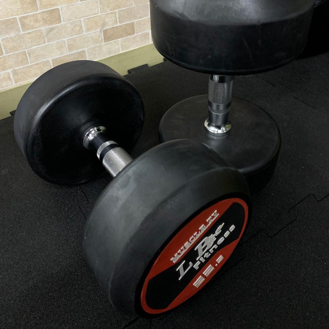 半額　　ラバーダンベル　2５kg 2個