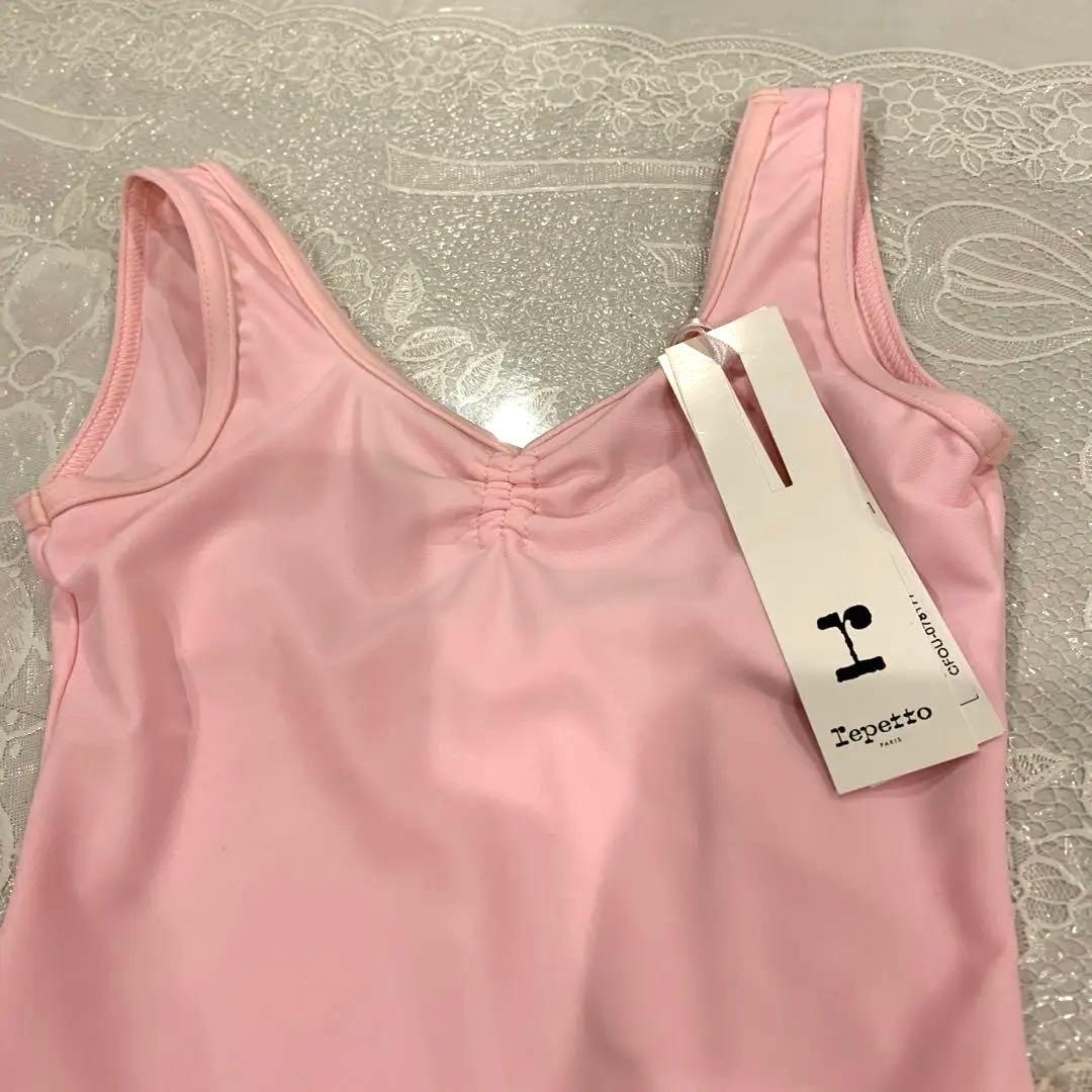 バレエ、パリオペラ座repetto レペットキッズピンクレオタード