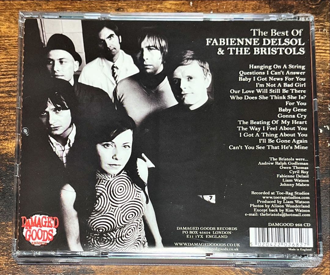 希少廃盤美品！Fabienne Delsol & The Bristols CD