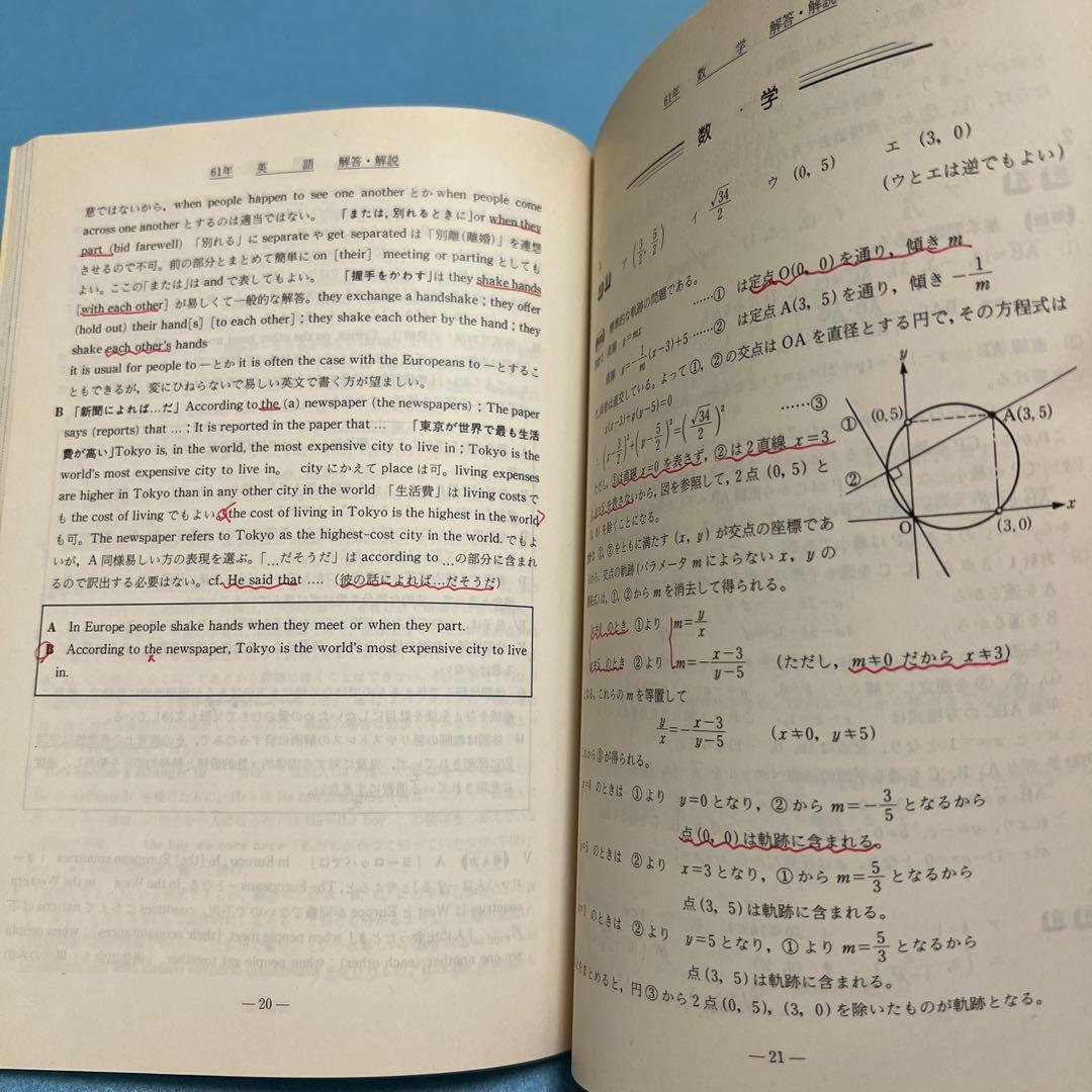 青本　慶應義塾大学　経済学部　昭和63年版　駿台予備学校