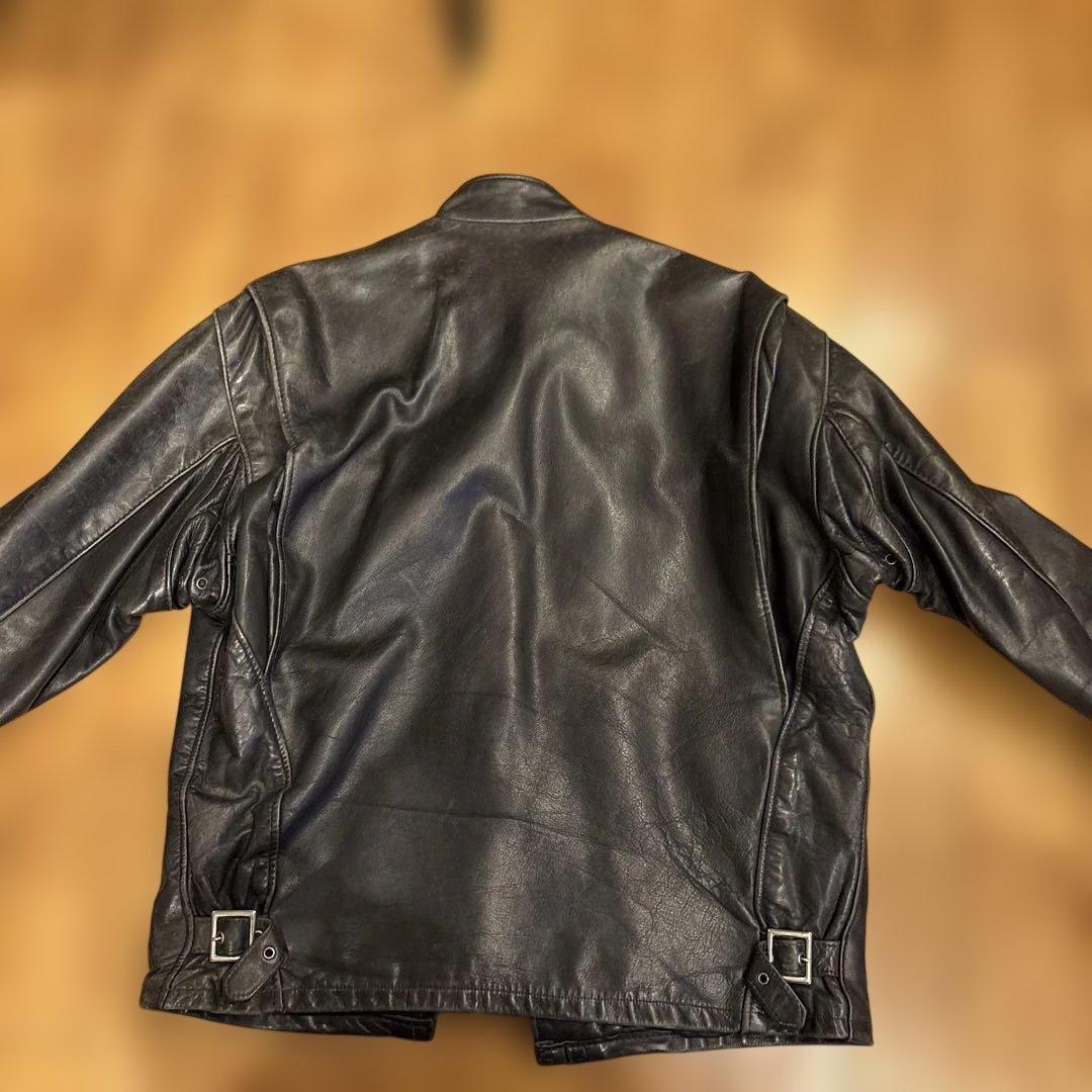 schott 黒のライダースジャケット