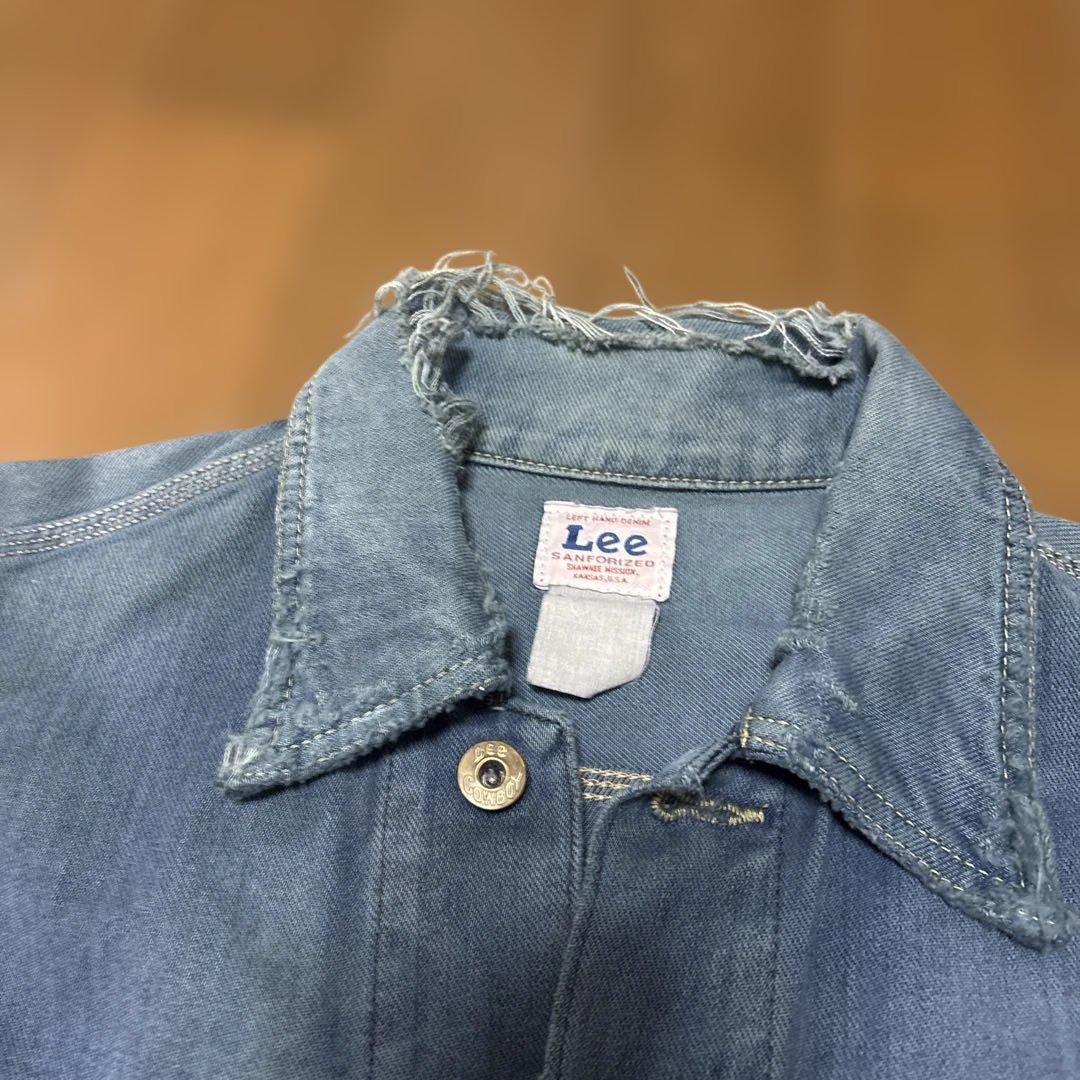 Lee 1stデニムジャケット 復刻　ダメージ仕様