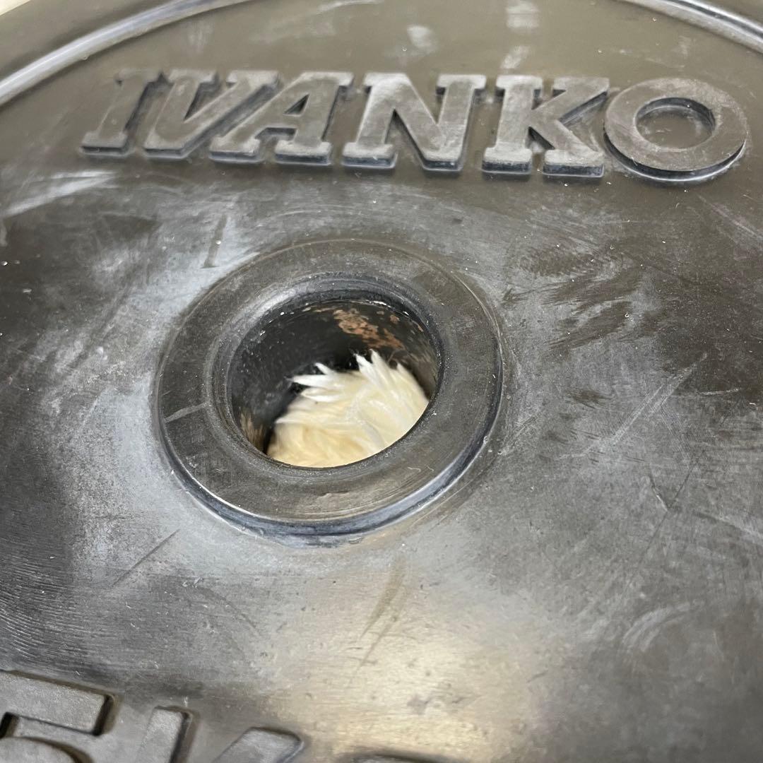 IVANKO イヴァンコ ラバーダンベルプレート 5kg×4枚 計20kg