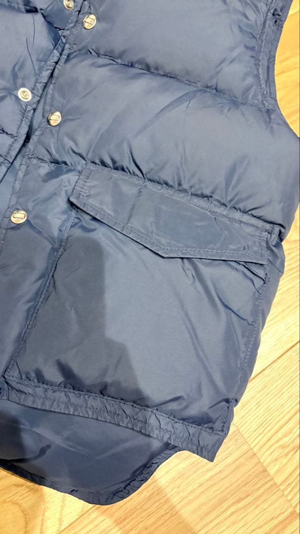 Woolrich ダウンベスト 70s〜80s スナップボタン　ネイビー