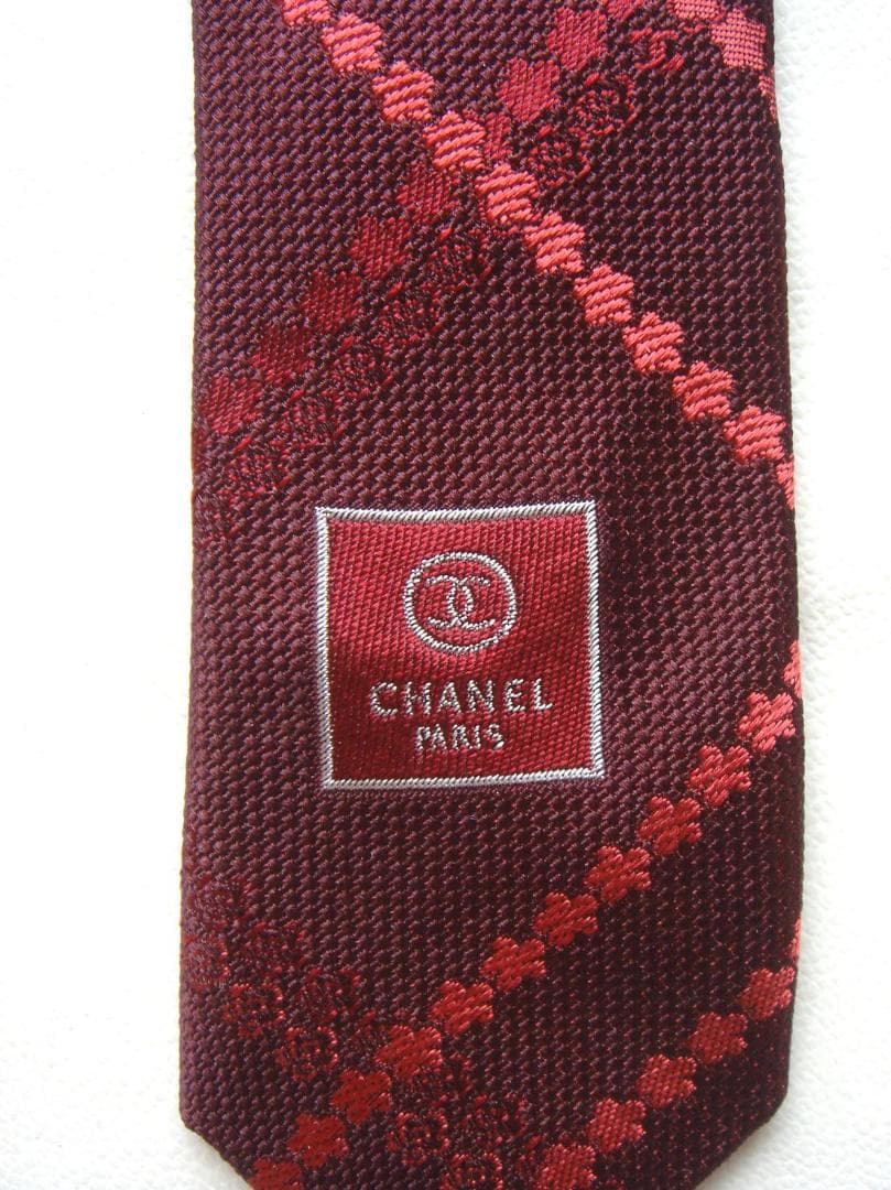 新品未使用 CHANEL シャネル シルク ネクタイ ヴィンテージ