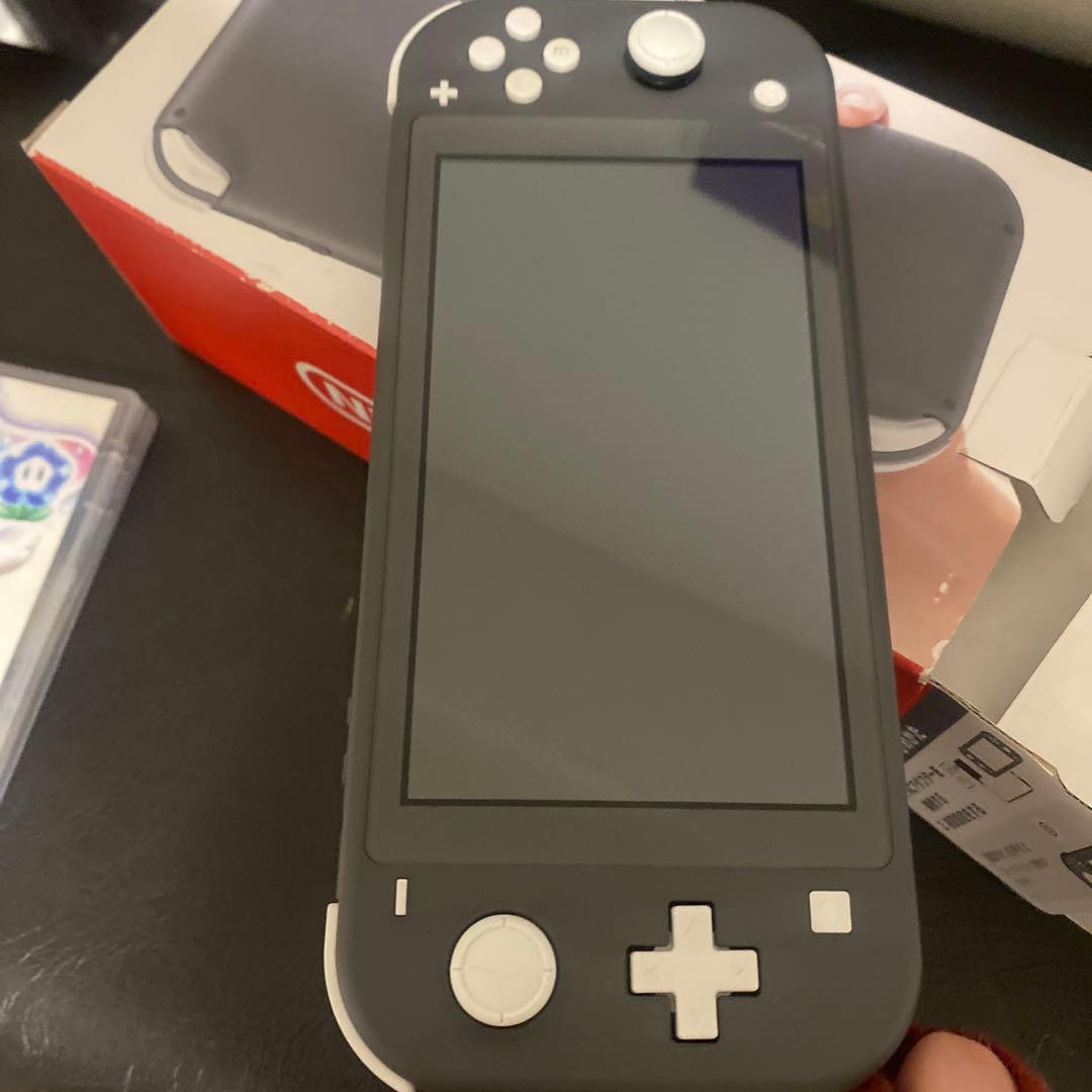 Nintendo Switch Lite グレー 本体 + ソフト