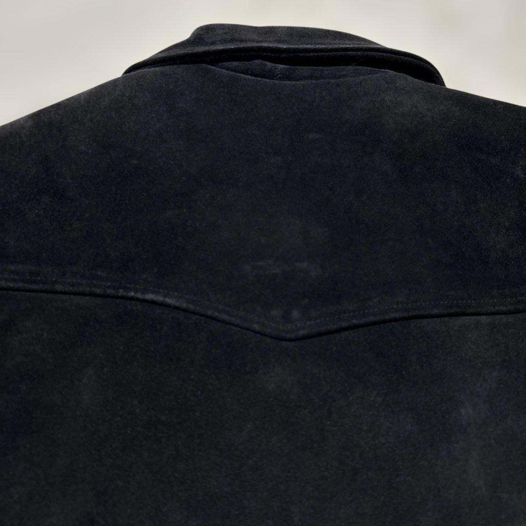 USA製 Schott ショット レザープルオーバー ライダース ブラック M