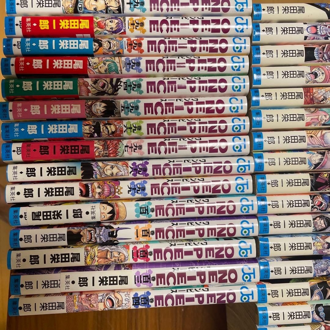 ONE PIECE ワンピース1巻-104巻 +付属品5巻　セット