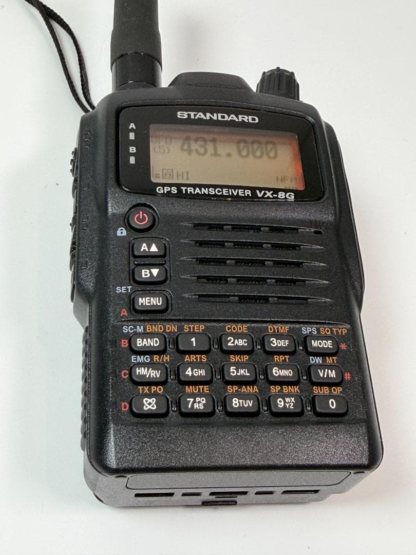 STANDARD VX-8G　144/430 MHz帯　GPS内蔵