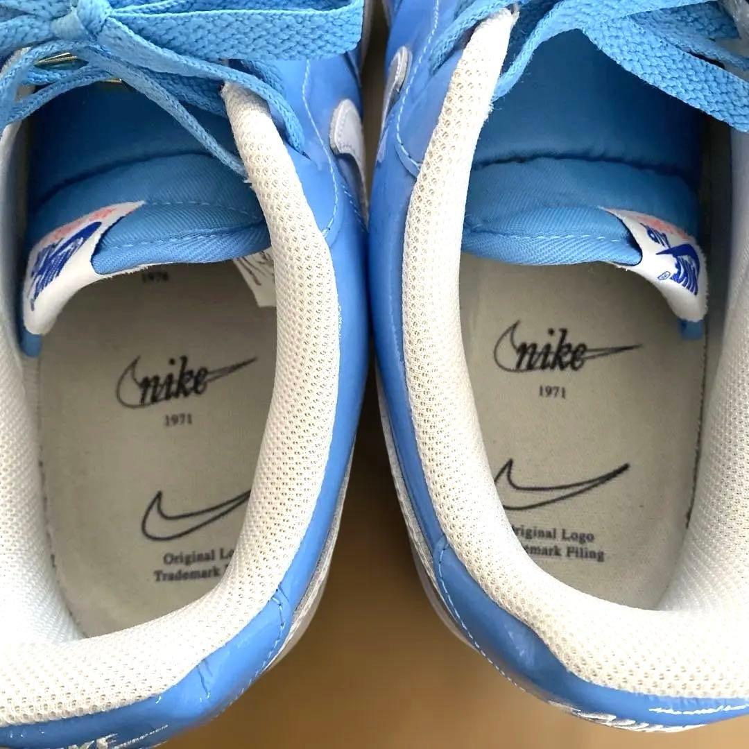 Nike Air Force 1 青色 ローカットシューズ　オーダーメイド品
