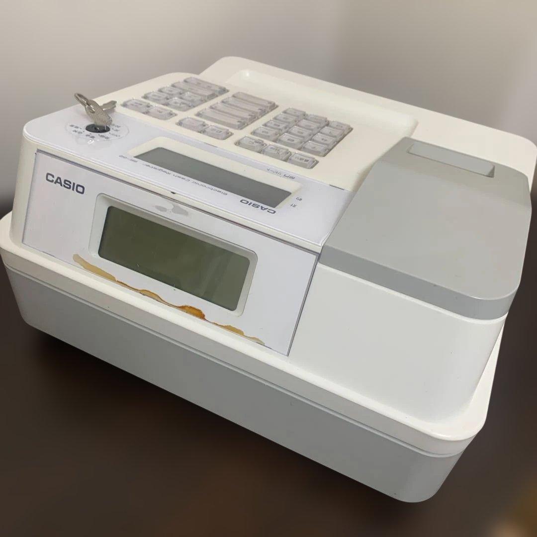 CASIO SE-G2-WE レジスター 白 動作品