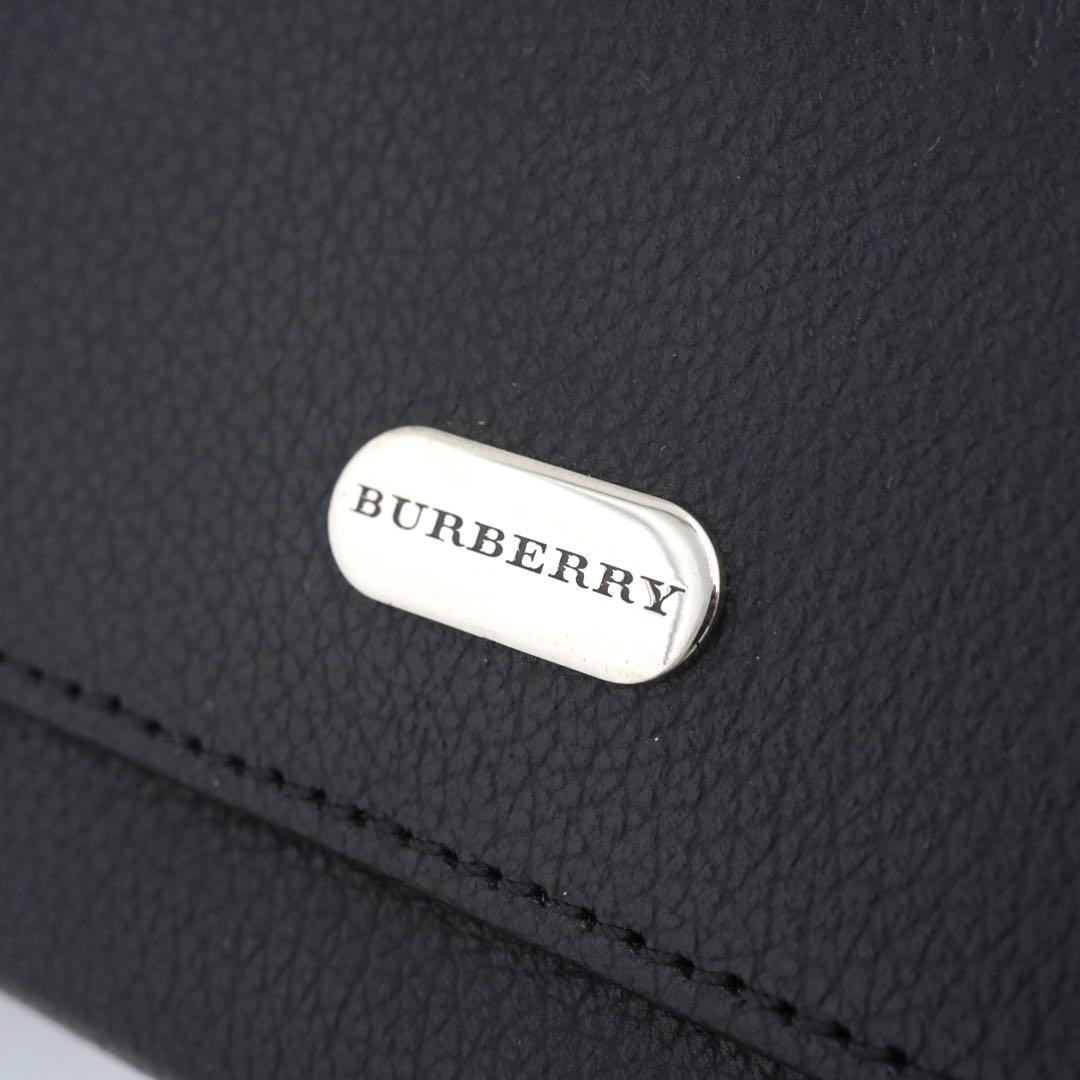 ✨専用✨　Burberry キーケース　キーリング　ブランドロゴ　6連　黒