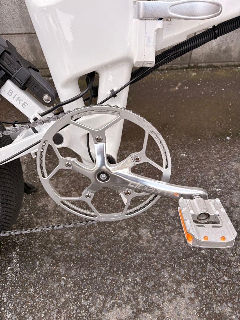 MATE X ICE WHITE カスタム多数 電動アシスト自転車 メイト自転車