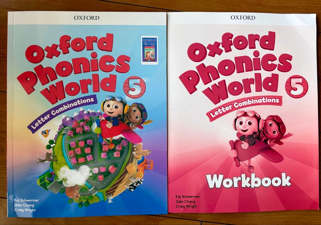 Oxford Phonics World 1-5英語教材　子供英語 10冊セット