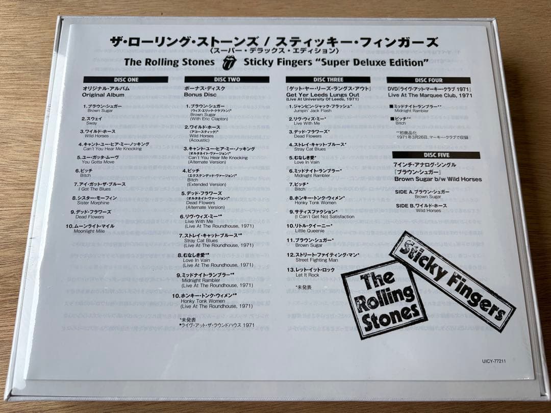 【新品未開封シュリンク】　ザ・ローリング・ストーンズ　スティッキー・フィンガーズ