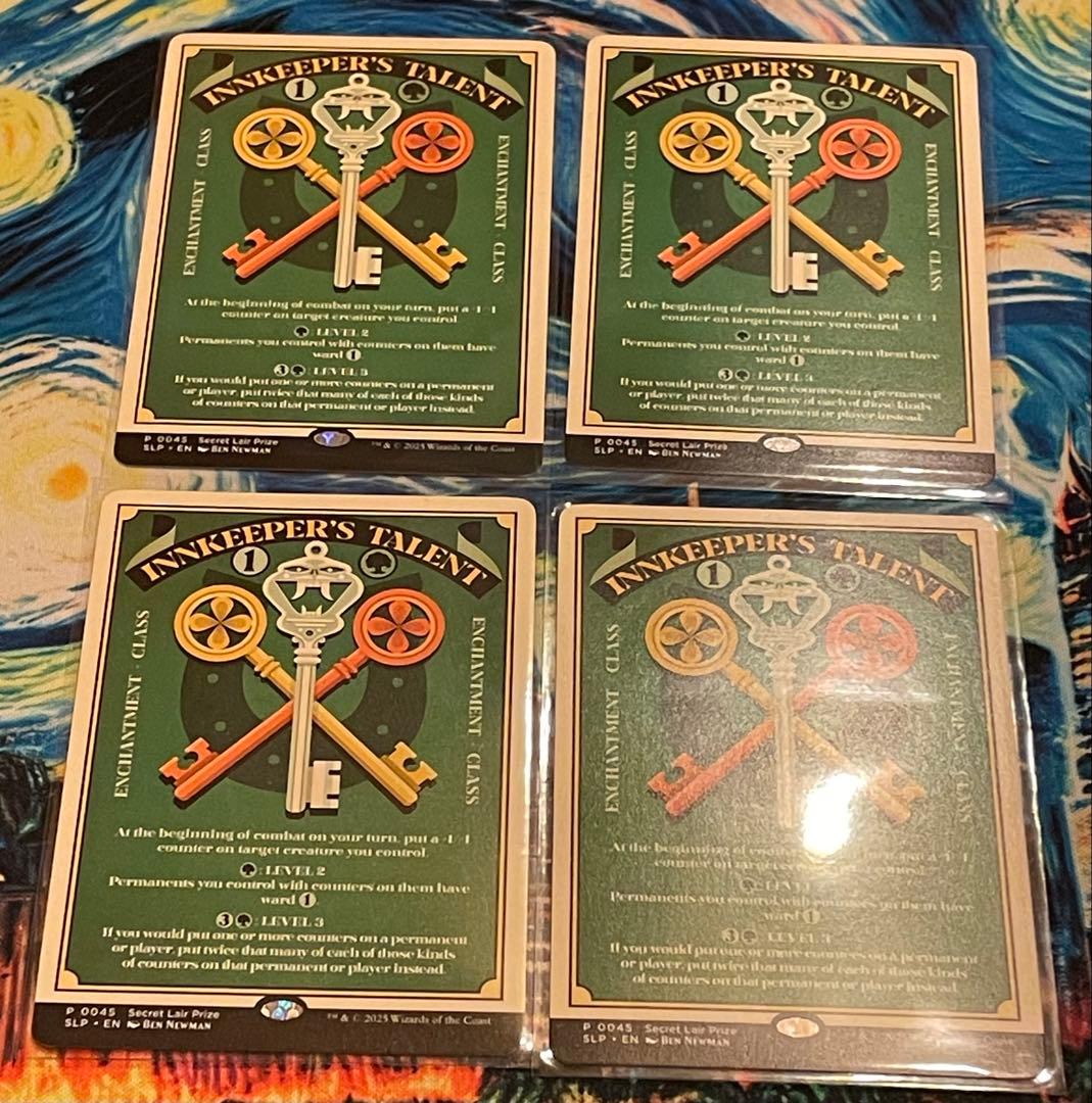 mtg 亭主の才能 日本語版 プロモ 4枚セット