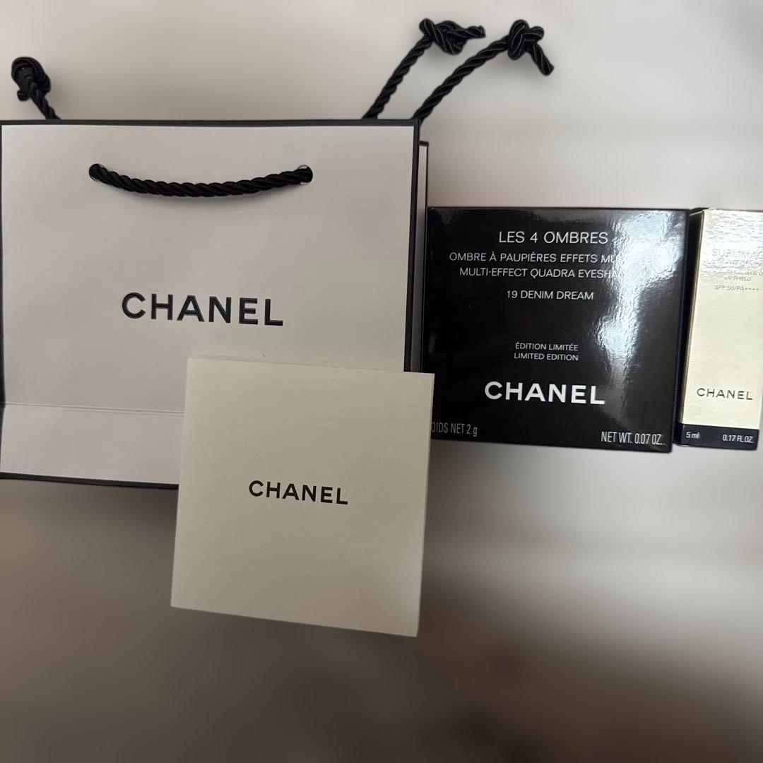 【限定品】CHANEL レ キャトル オンブル 19 デニムドリーム　サンプル