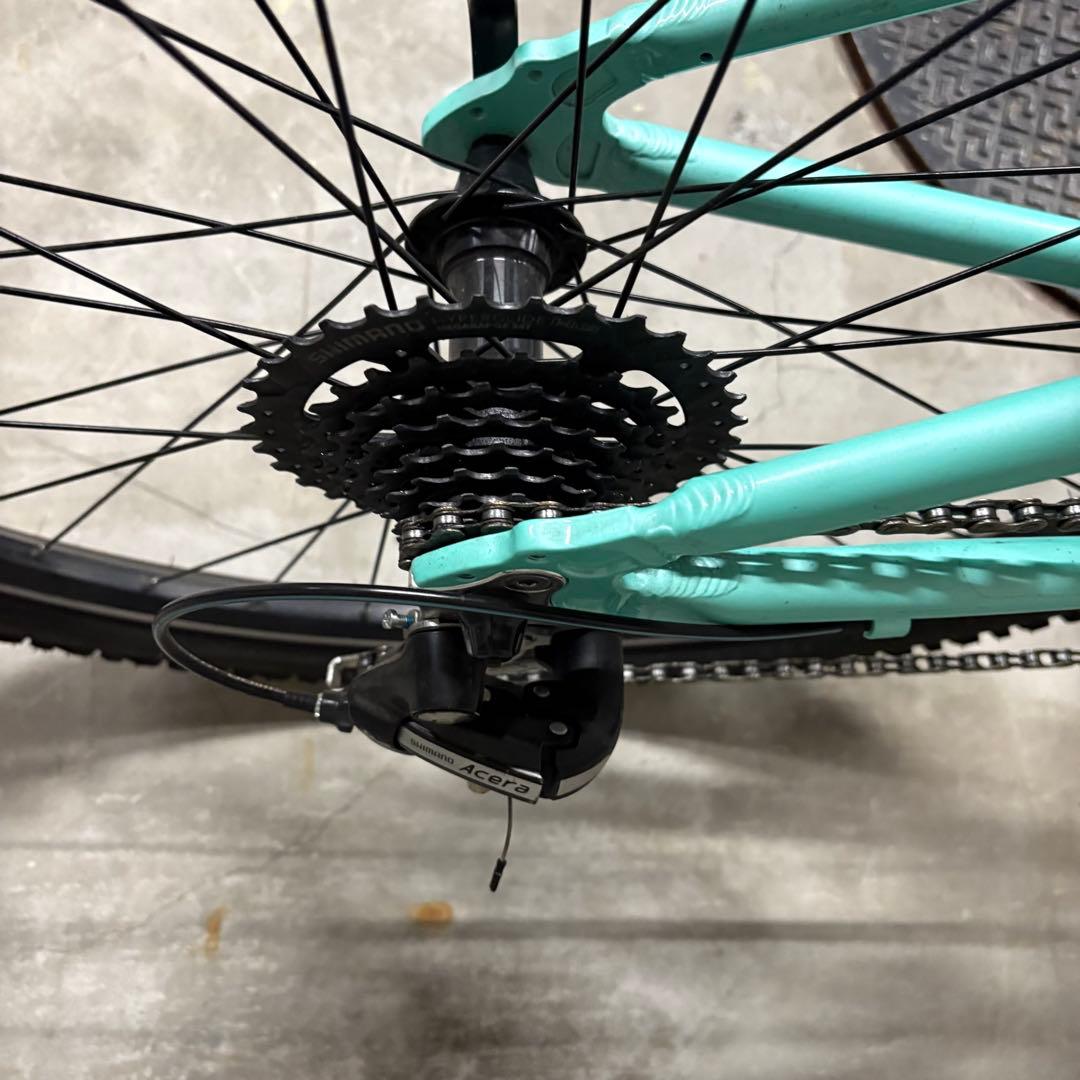 【港区引取限定】Bianchi PIRATA 26チェレステ8速 ジュニアMTB