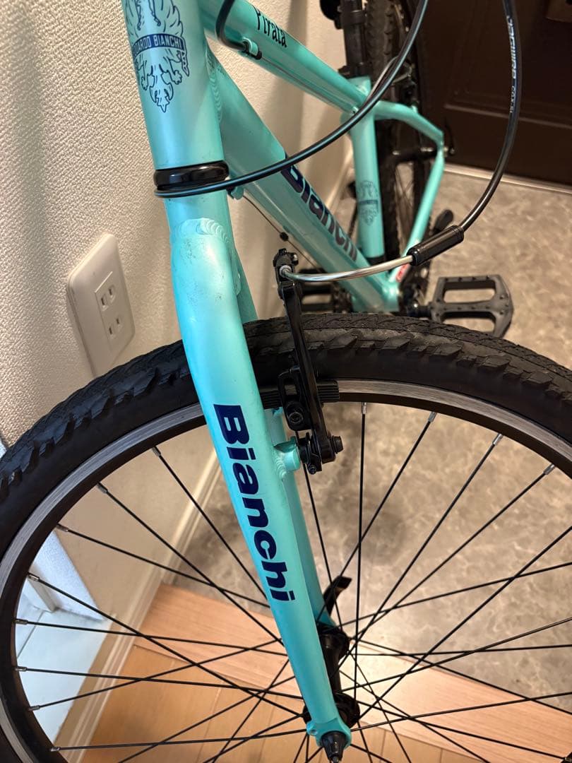 【港区引取限定】Bianchi PIRATA 26チェレステ8速 ジュニアMTB