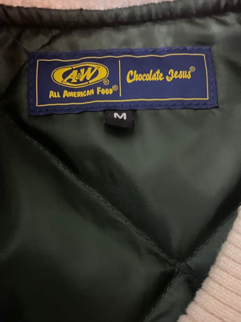 【極美品】A&W × Chocolate Jesus 60周年記念スタジャン M
