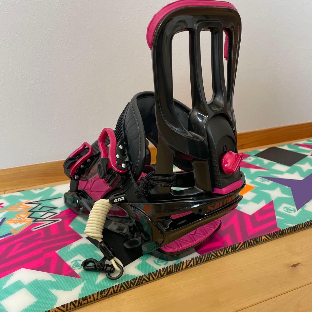 K2 VAVAVOOM NIKITA スノーボードセット143cm サロモン
