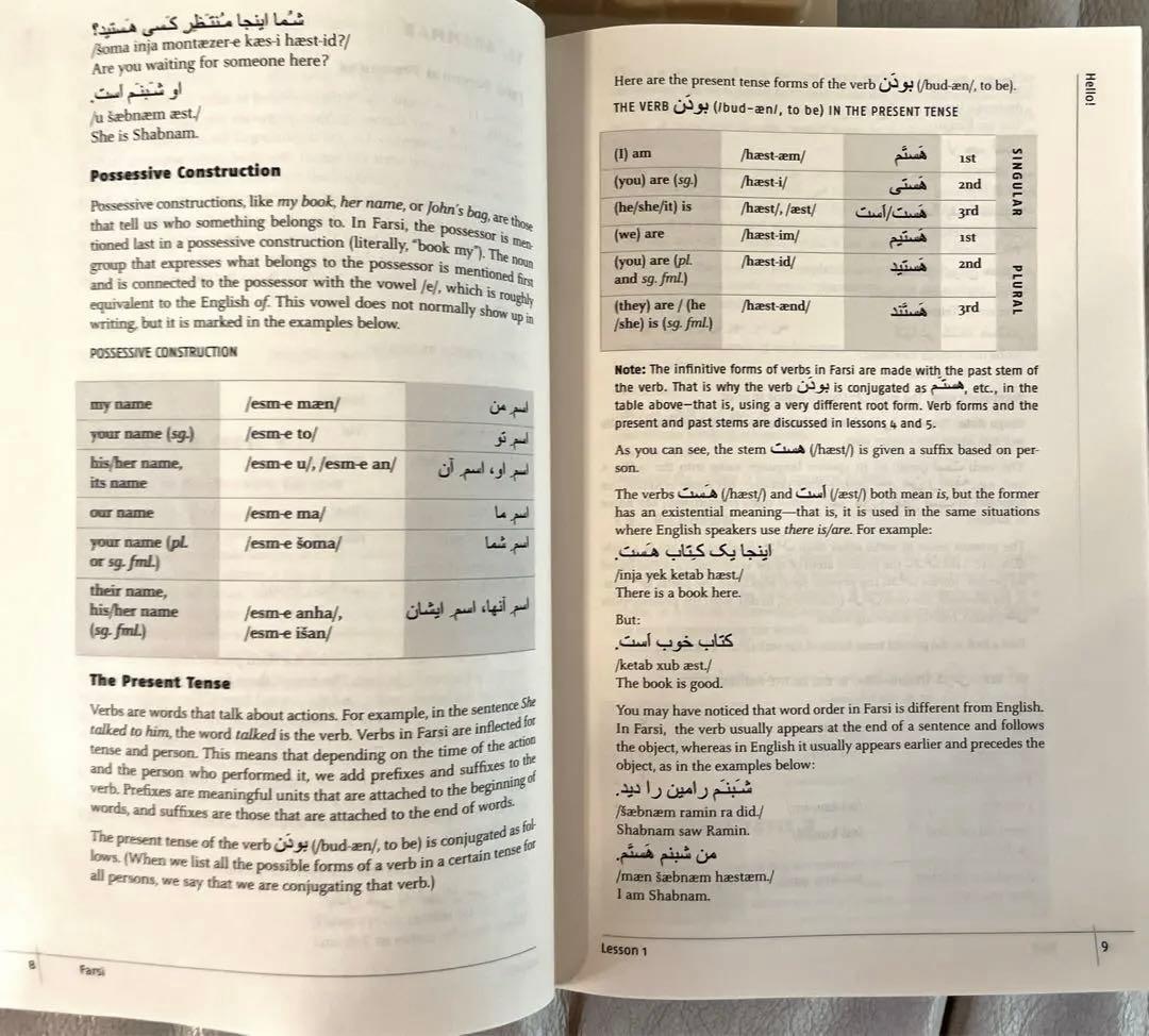 洋書 Farsi  complete course for beginners 6cd