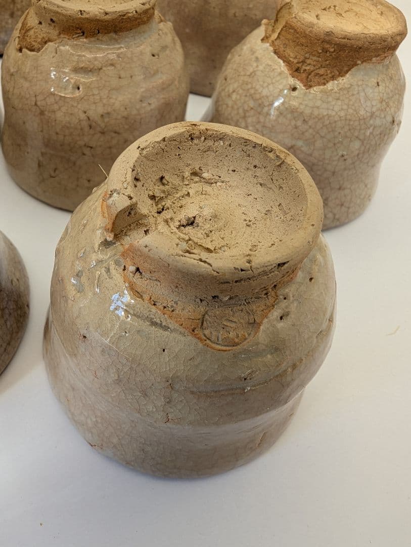 ま*読様 萩焼 煎茶道具 茶器　十一代　坂高麗左衛門？