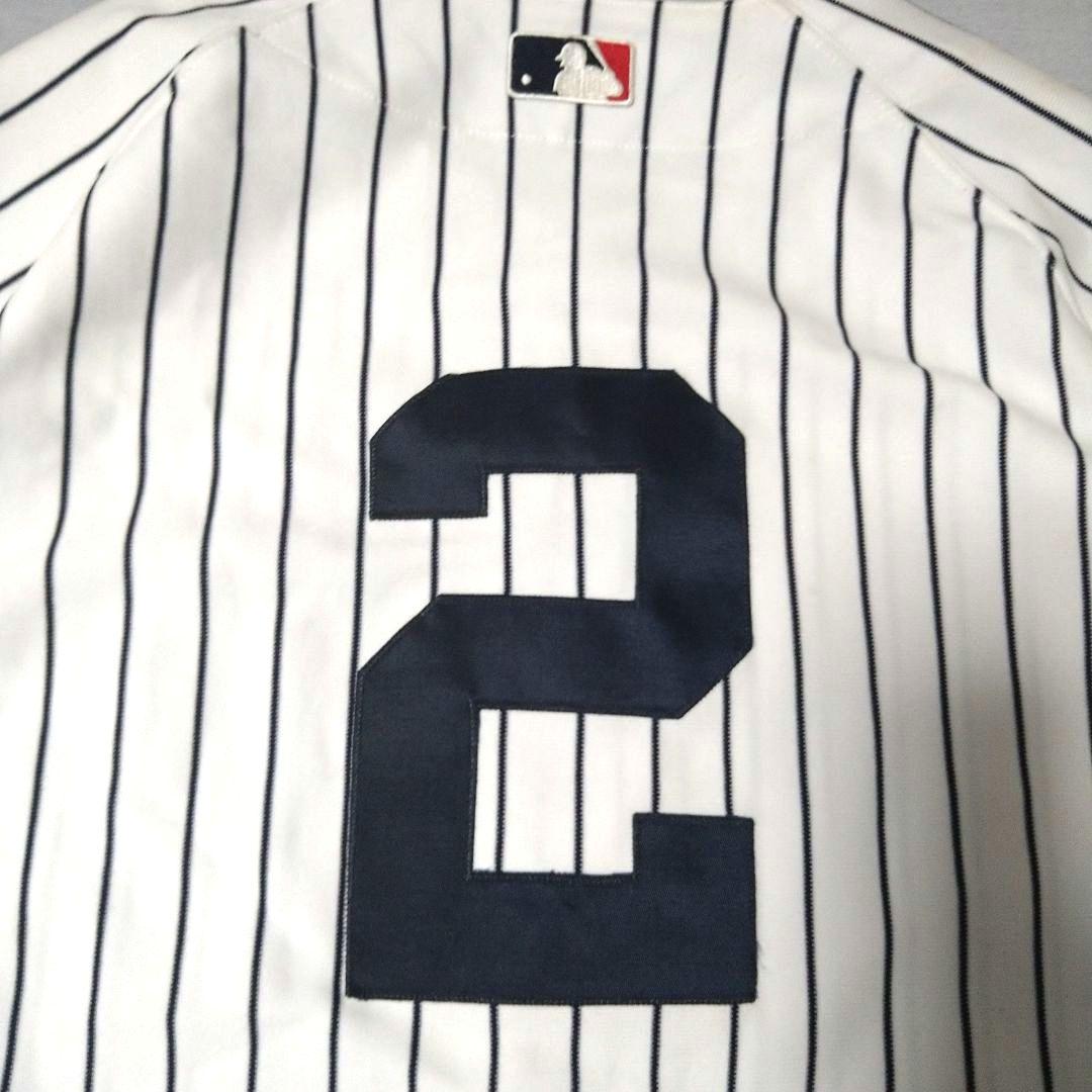 ヤンキース ジーター オーセンティックユニフォーム 引退パッチ付 MLB