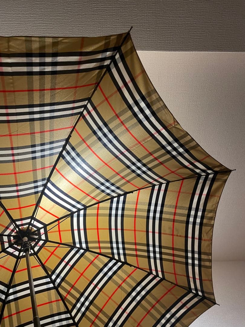 【未使用】BURBERRY バーバリー ノバチェック 折りたたみ傘 チェック柄