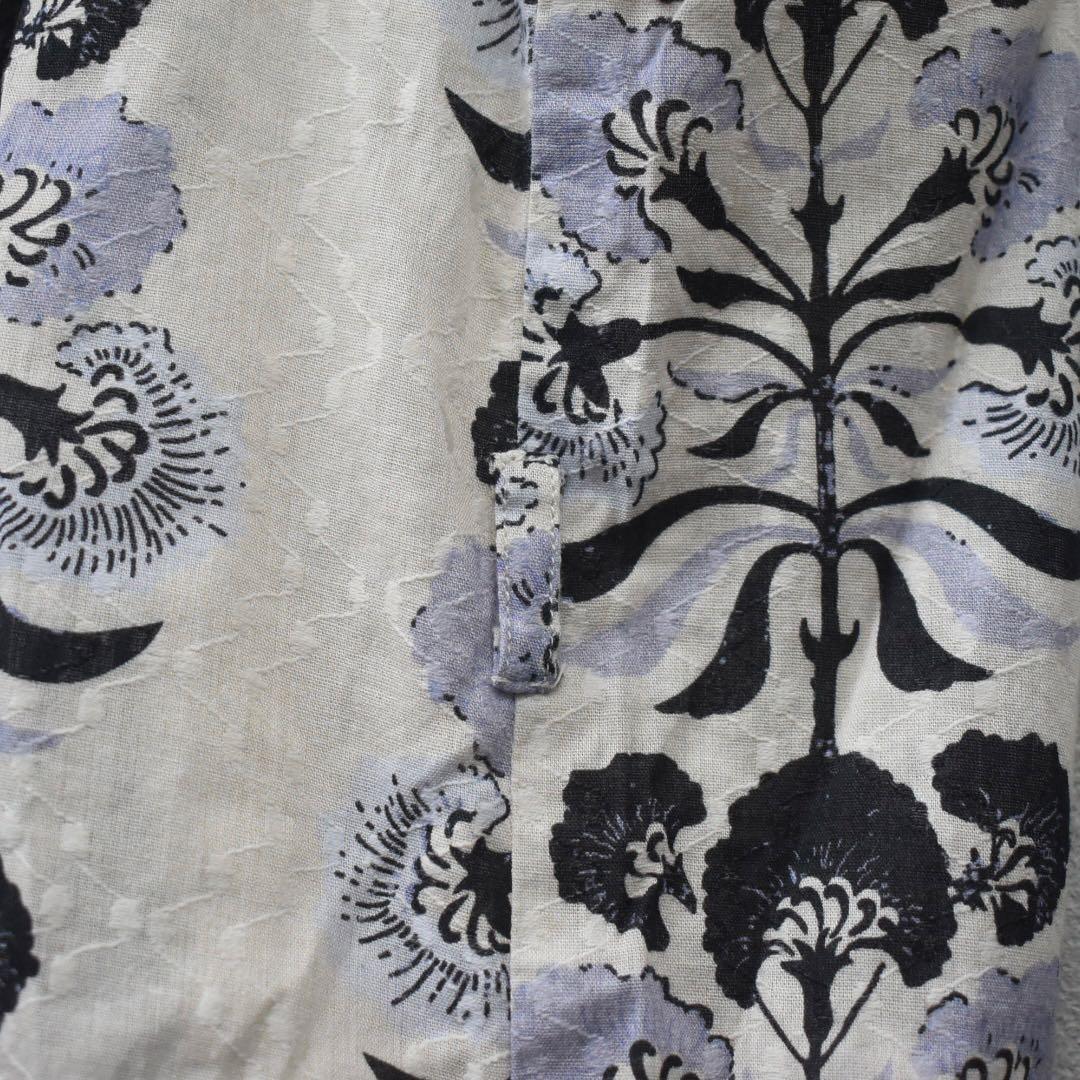 25SS完売 ヌキテパCOTTON JQD COMBI EMB刺繍 マキシワンピ