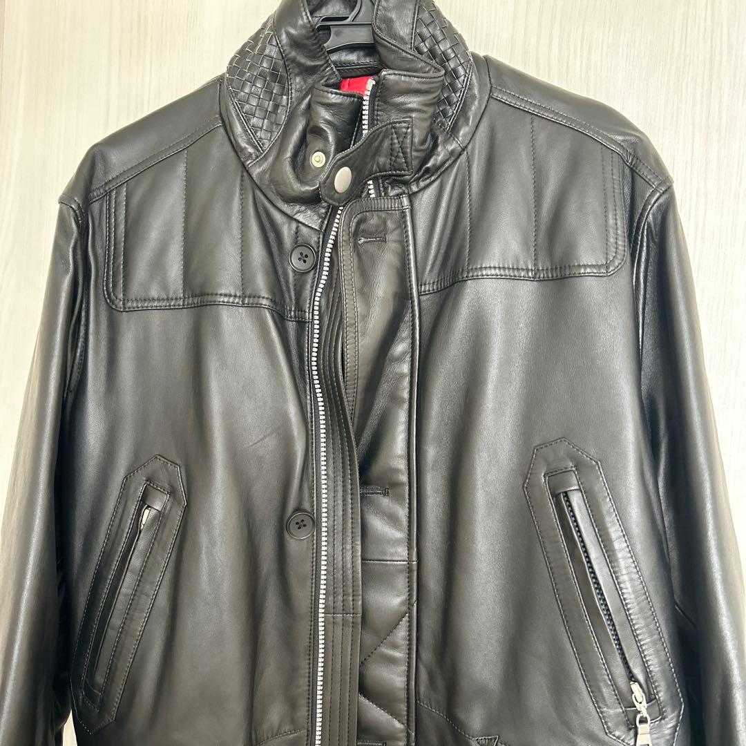 PAGELO パジェロ レザージャケット 黒 Ｍ美品