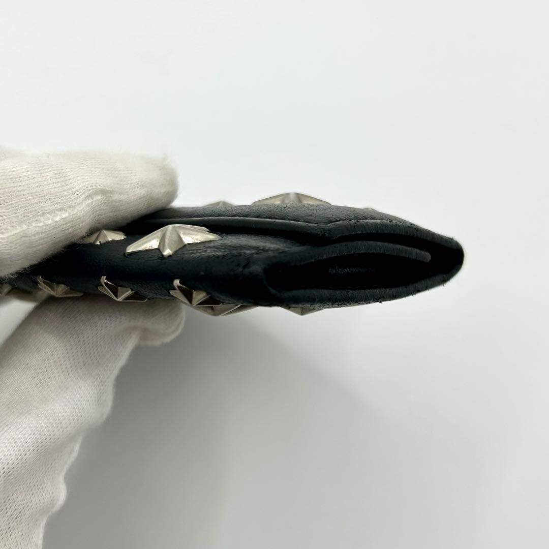 【美品】JIMMY CHOO ジミーチュウ 6連 キーケース スタッズ レザー
