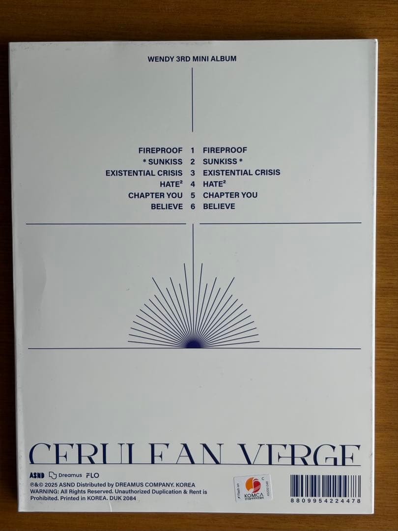 Wendy ウェンディ CERULEAN VERGE 直筆サイン入り