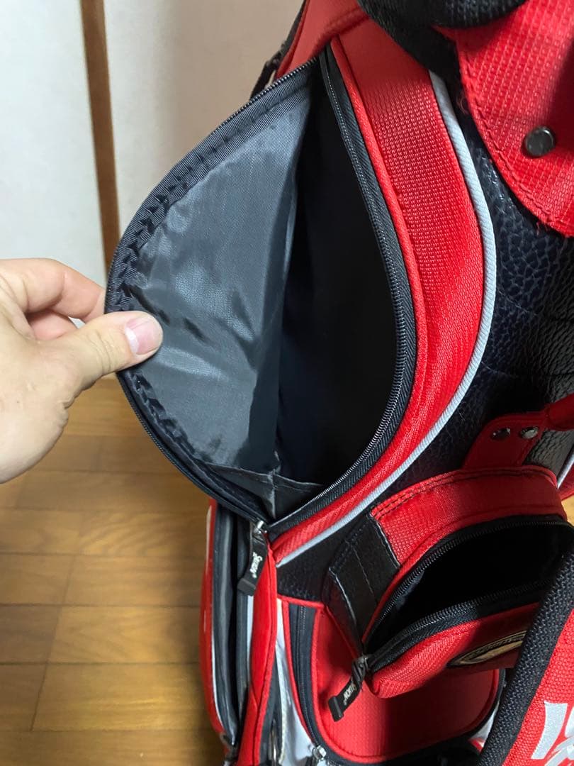 Srixon レッド キャディバッグ