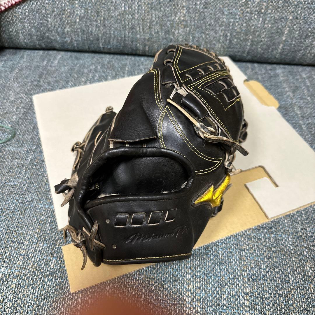 Mizuno ブラックレザーグローブ
