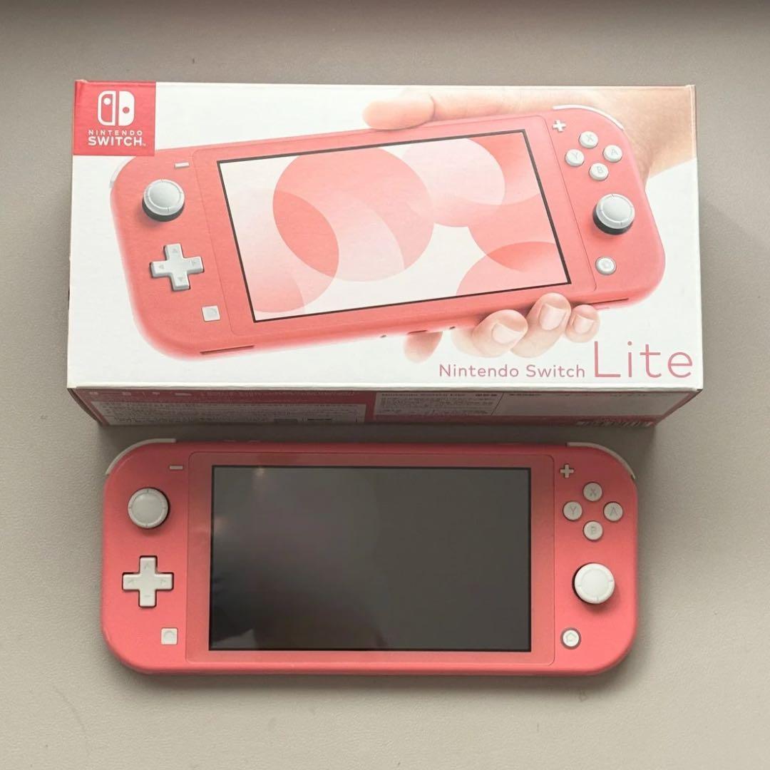 Nintendo Switch Lite コーラル 本体&キャリングケース