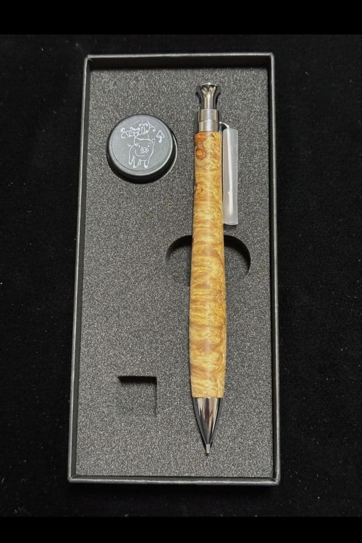 こぶた工房　極上花梨紅白　シャープペン　0.5mm