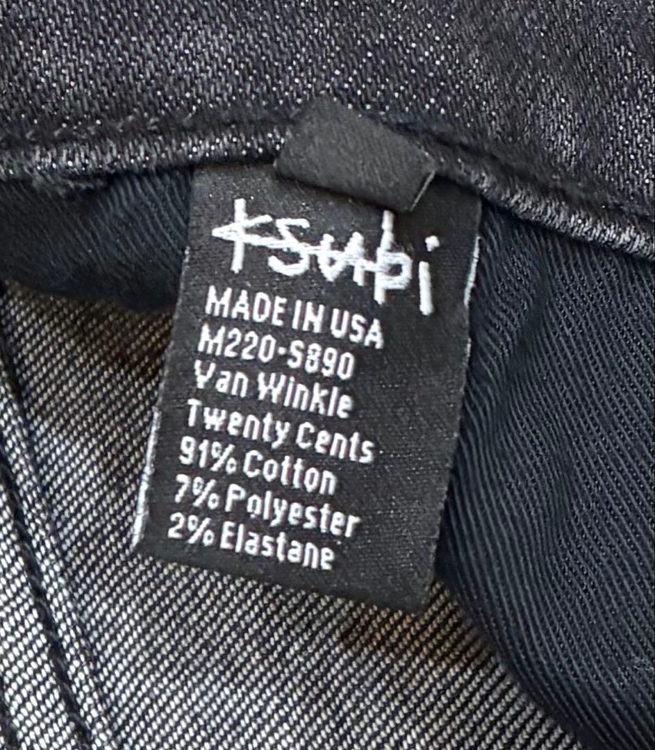 Ksubi スビ USA製 ブラック スキニー デニム ダメージ加工 W32