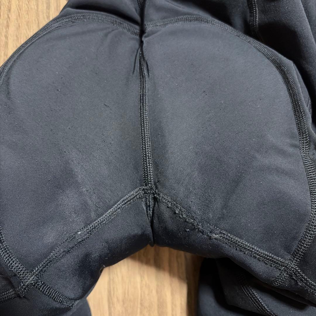ラファrapha プロチーム　ウインタービブショーツ　裏起毛　擦れあり