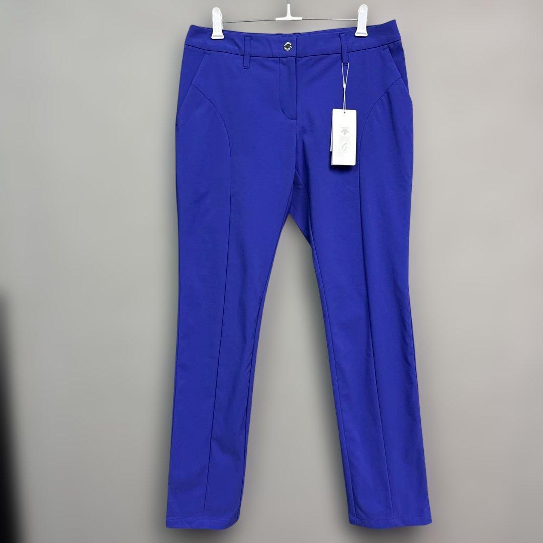 デサントゴルフ パンツ ブルー　ストレッチ O ゴルフウェア DESCENTE