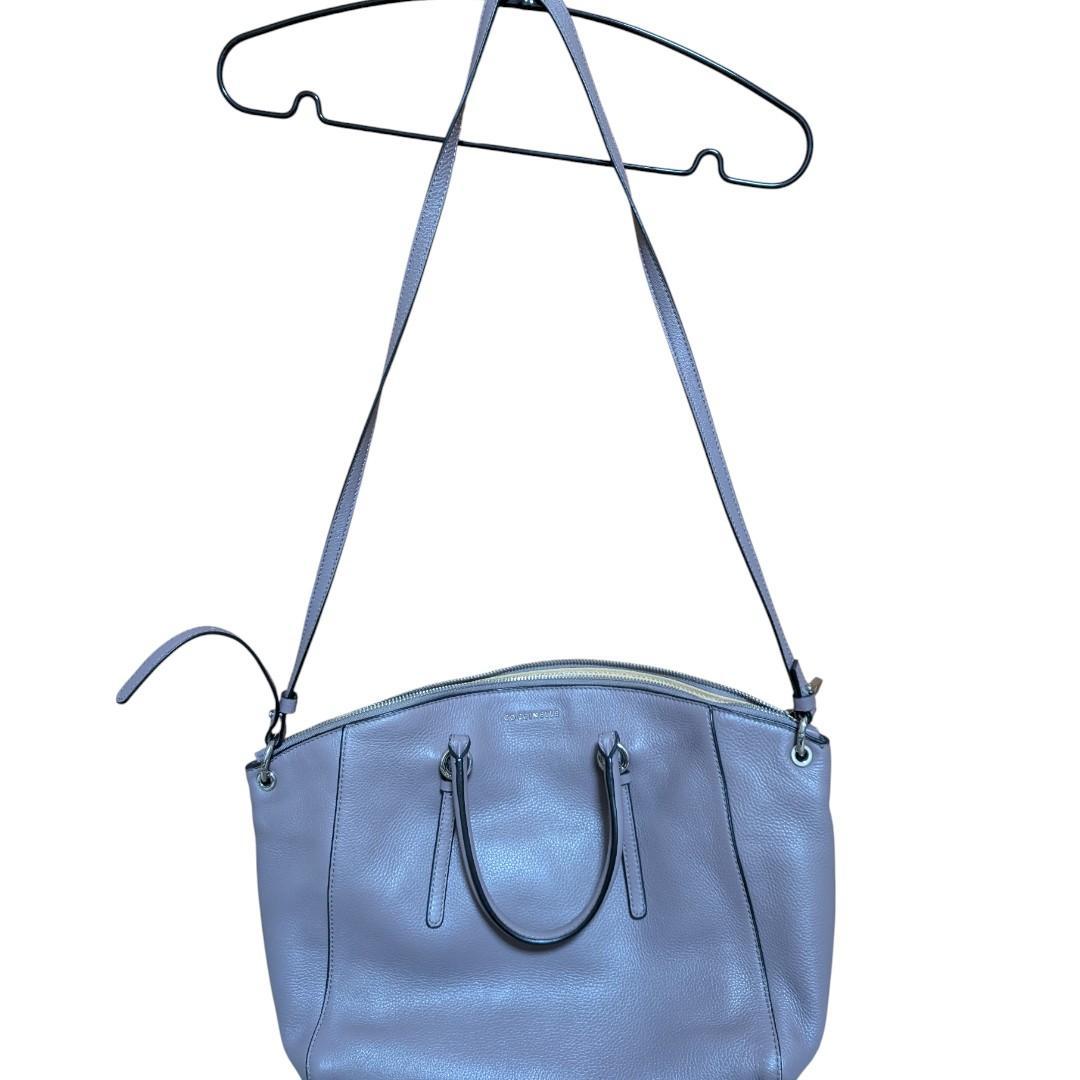 COCCINELLE 薄紫 レザー ハンドバッグ